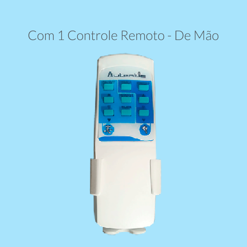 Controle remoto ventilando